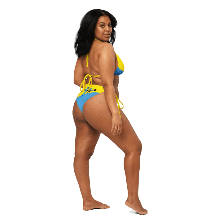 Bikini in yellow and blue with SurfStar logo product image (2)