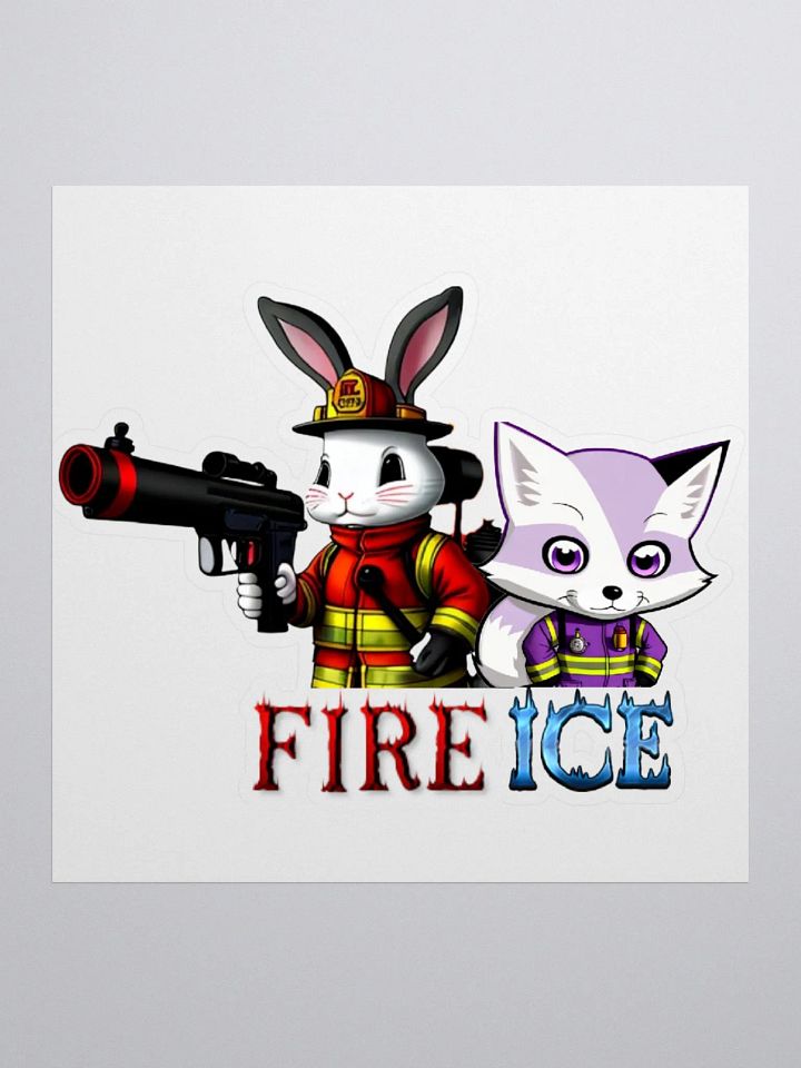 Fire & Ice Sticker product image (1)