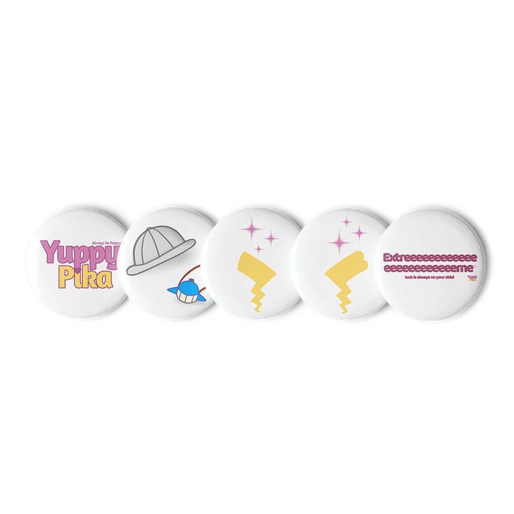 YuppyPika Design Pinback Buttons product image (1)