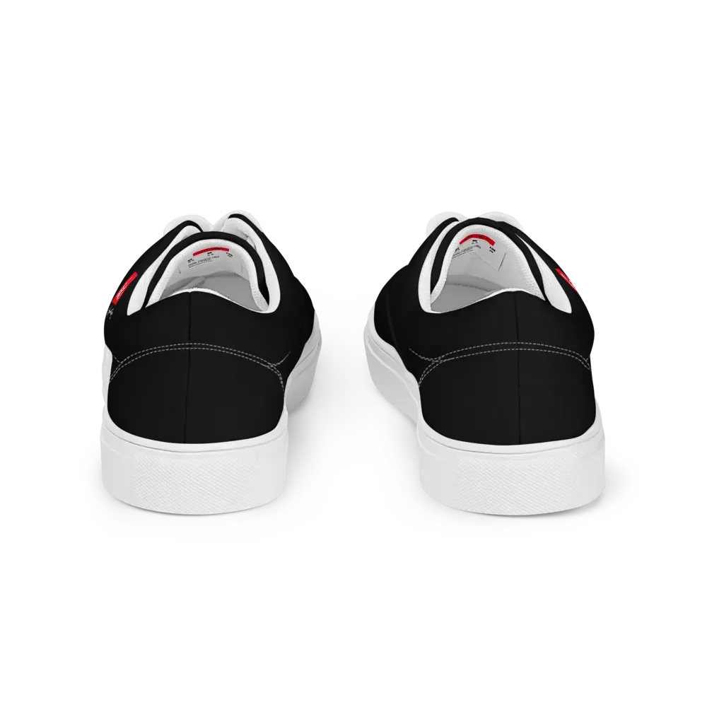 Brushstrok5 Black Urbanstyle Canvas Shoes product image (5)