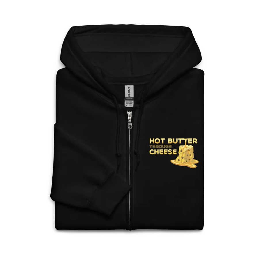 Hot Butter Through Cheese Zip Hoodie product image (3)
