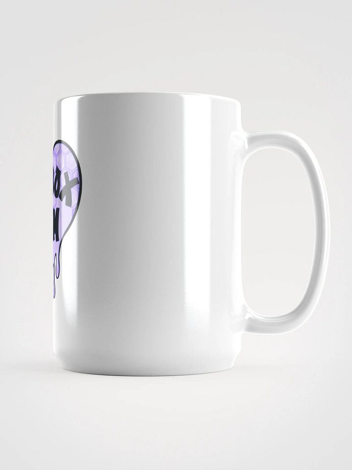 HOT BOX FAM PURPLE HONEY COMB LOGO COFFEE MUG product image (1)