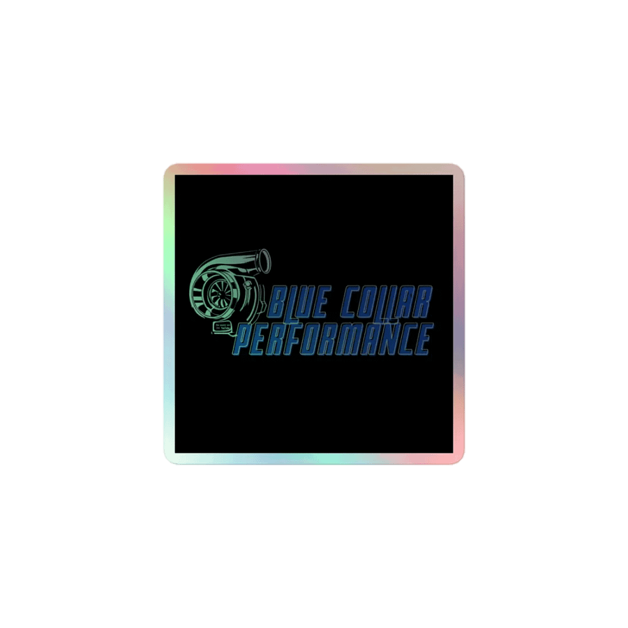 Blue Collar Performance Holographic Sticker Sheet product image (1)