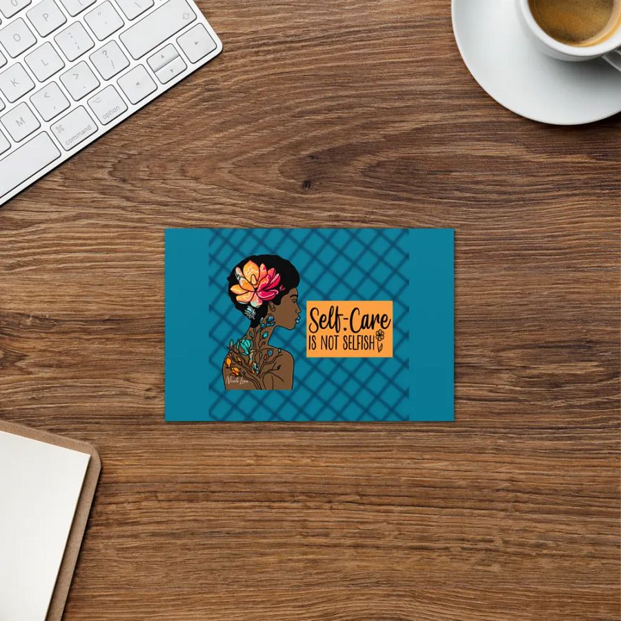 Self Care Is Not Selfish Blank Cards product image (12)