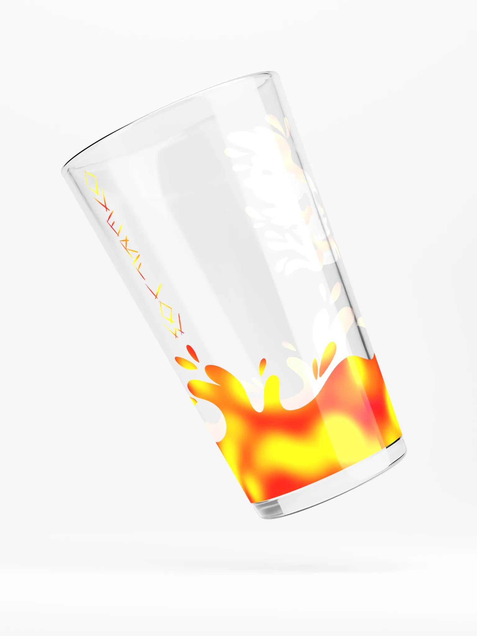 Overflow (Lava) (Pint Glass) product image (5)