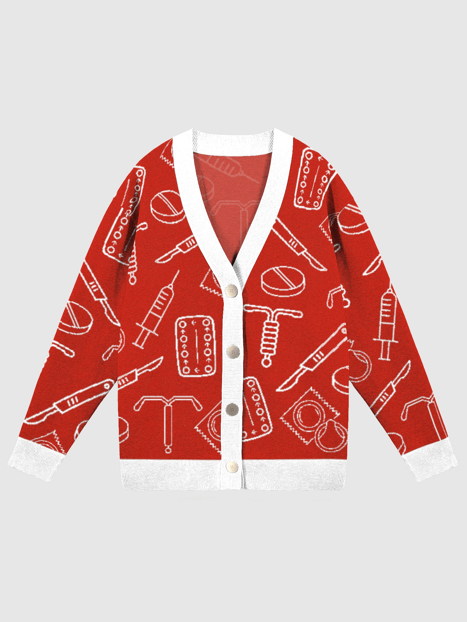 birth control icons (holiday edition - red) product image (1)