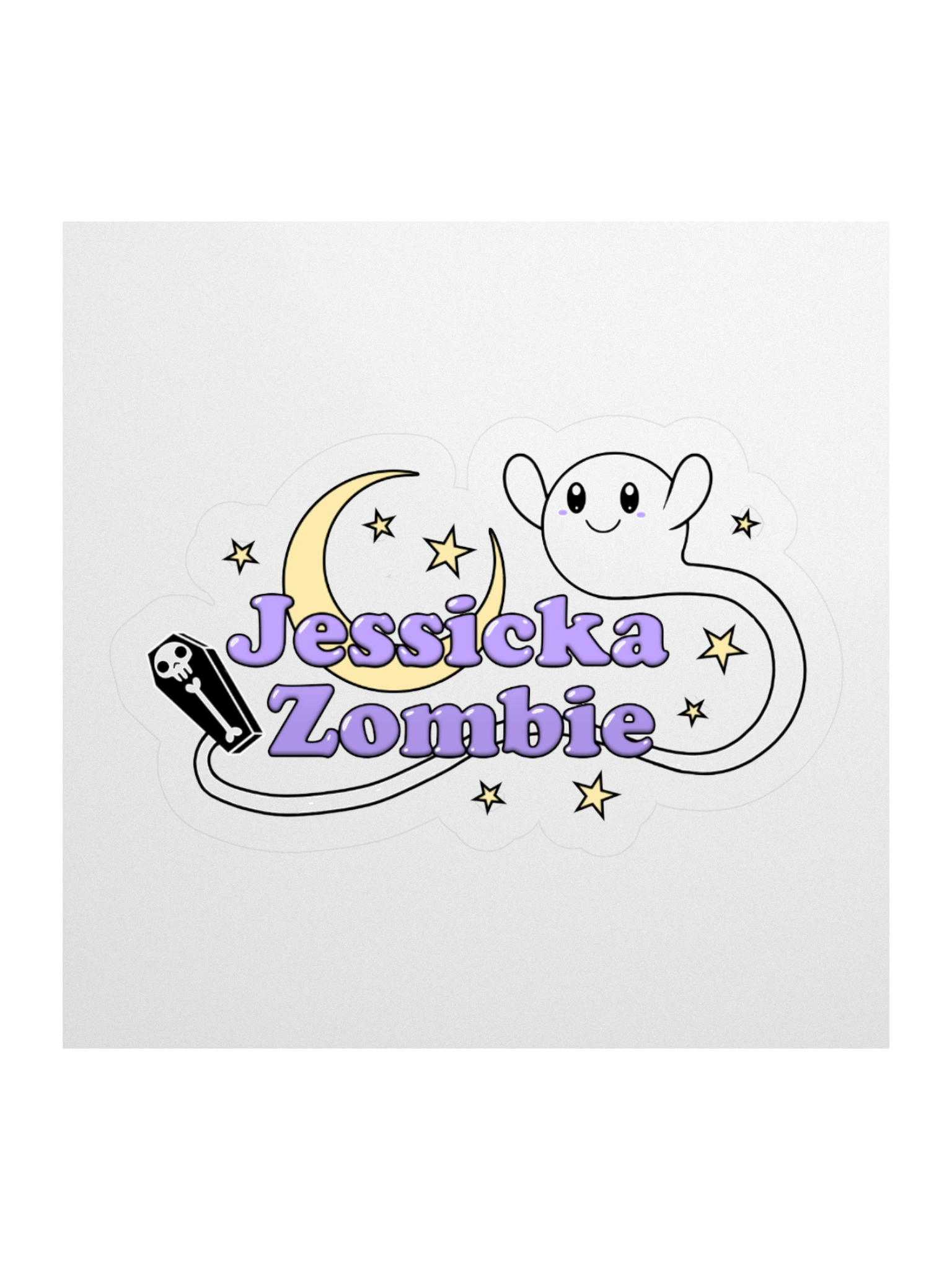JessickaZombie Logo Sticker product image (1)