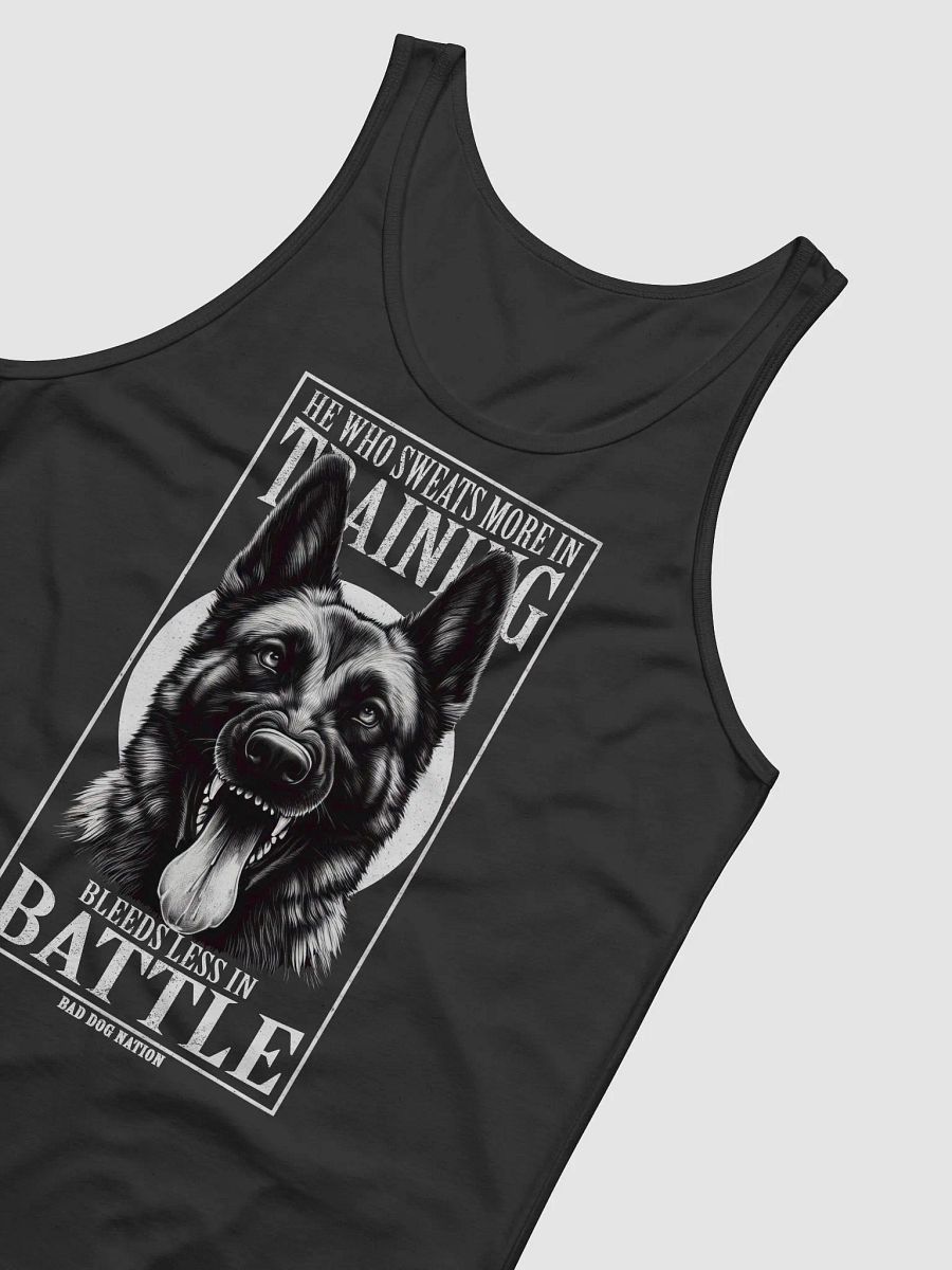 He Who Sweats More in Training Bleeds Less in Battle - Unisex Tank Top product image (4)
