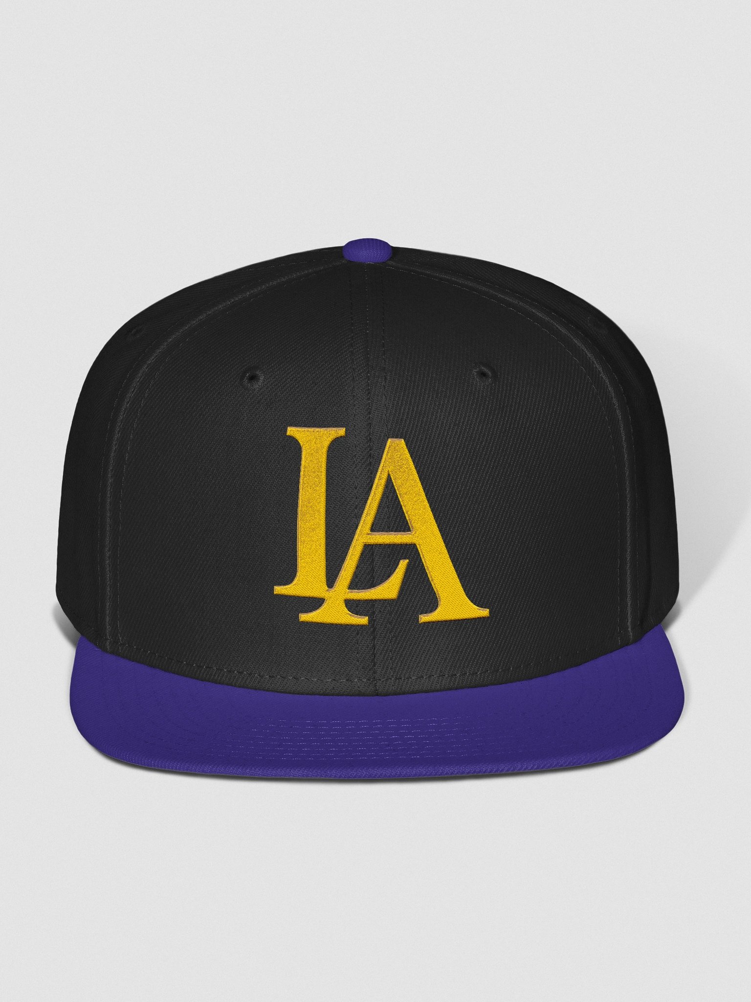 LA hat purp gld product image (1)