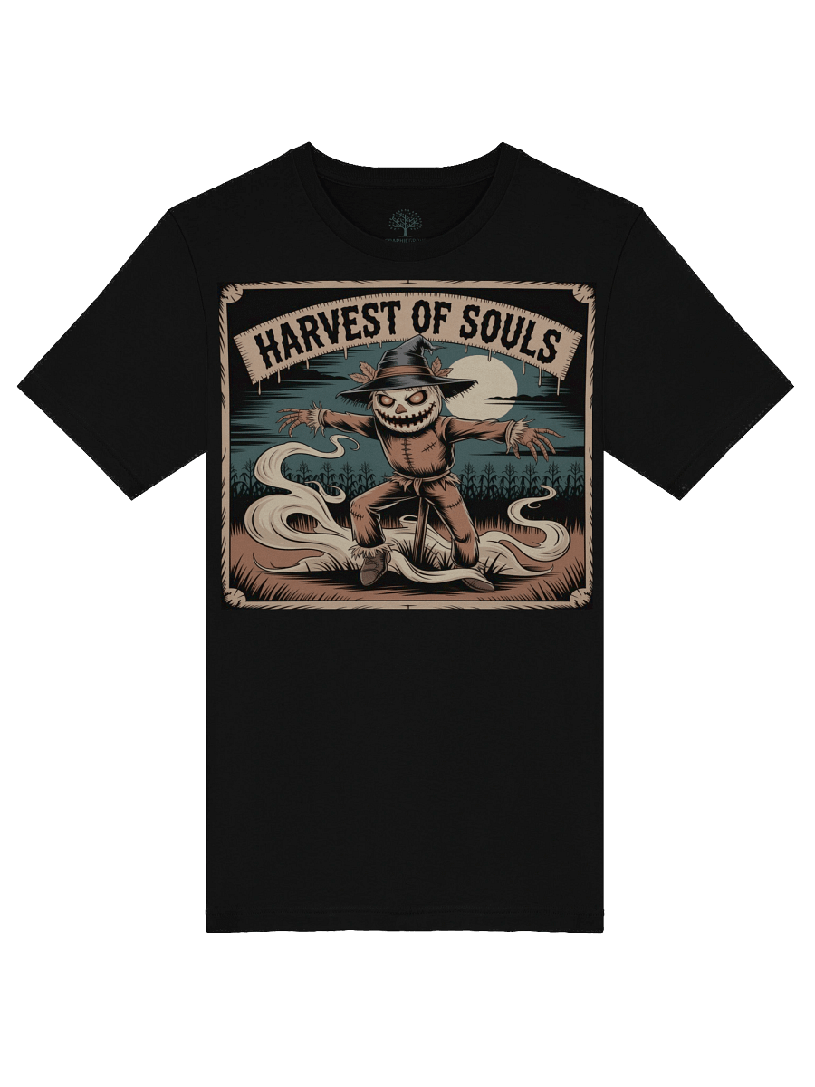Harvest of Souls Halloween T-Shirt - Unisex Supersoft Design | Graphic Grove product image (53)