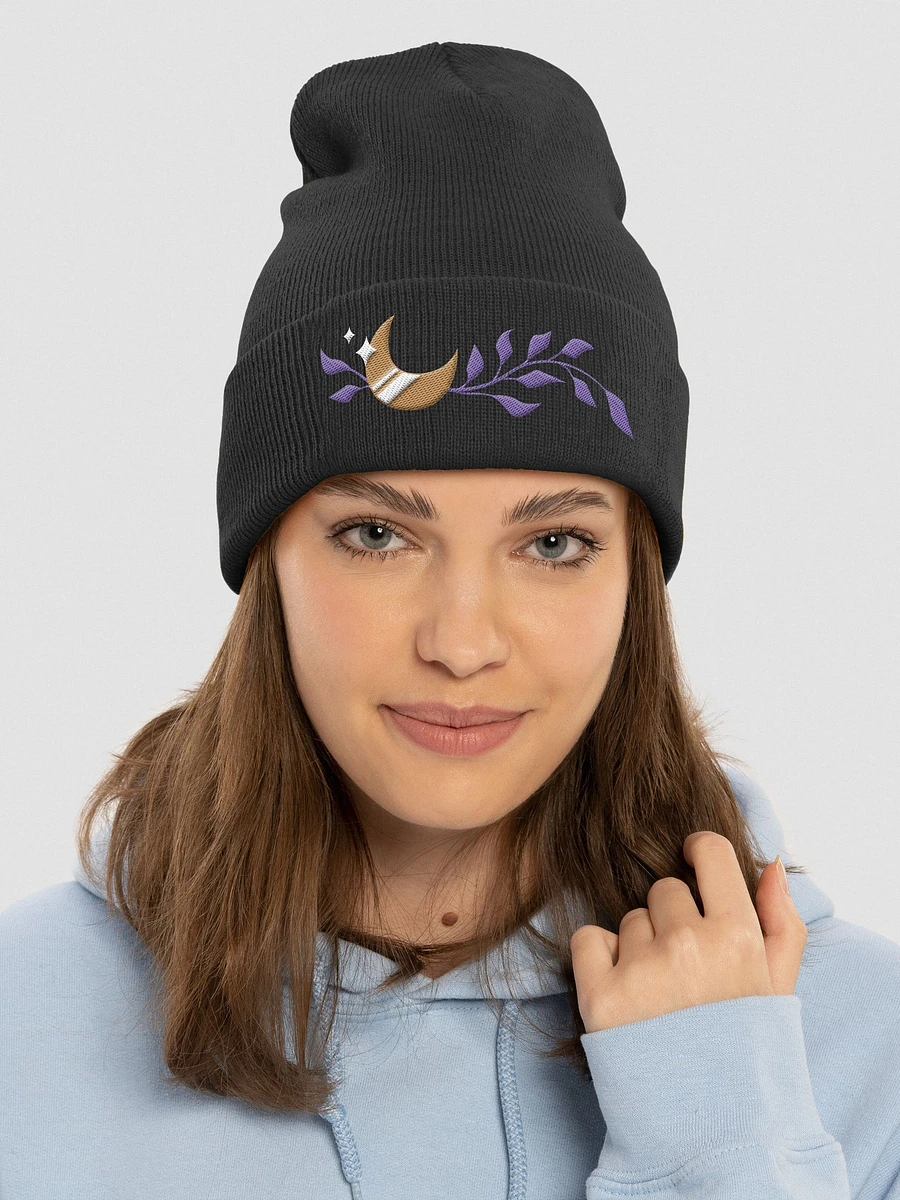EMBROIDERED MOON BEANIE product image (3)