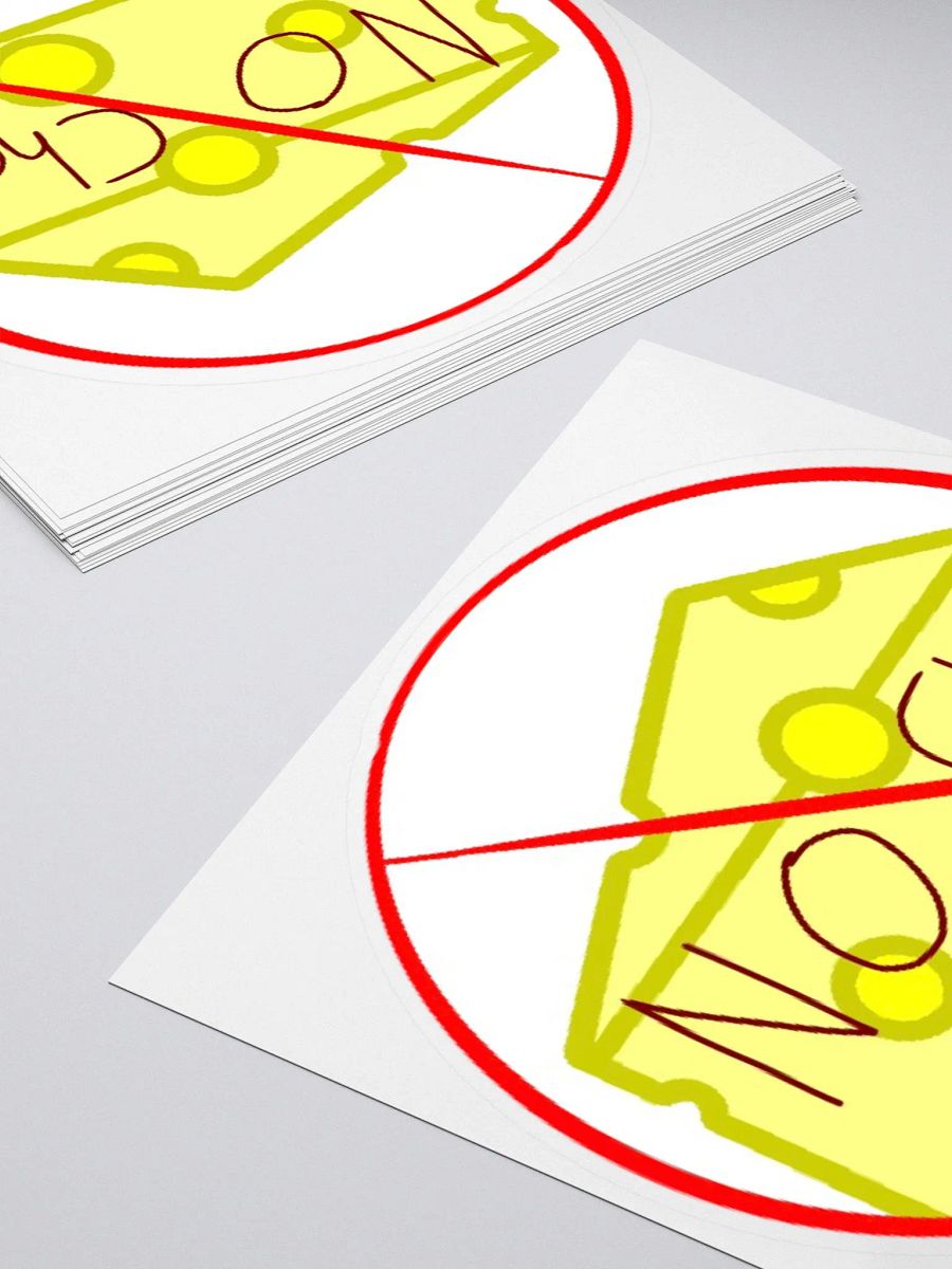 no cheese sticker product image (4)