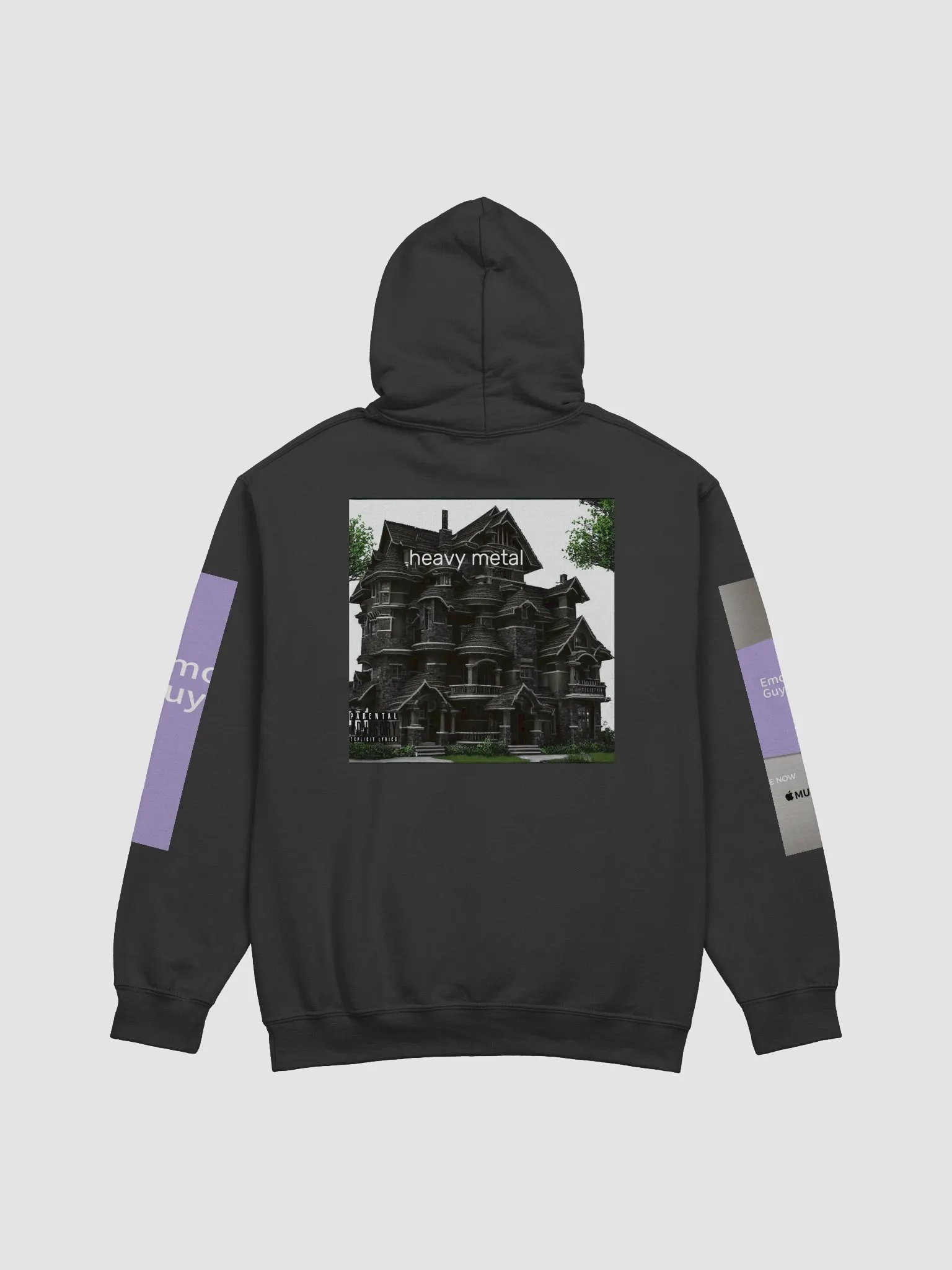Gothic Mansion Metal Hoodie product image (4)