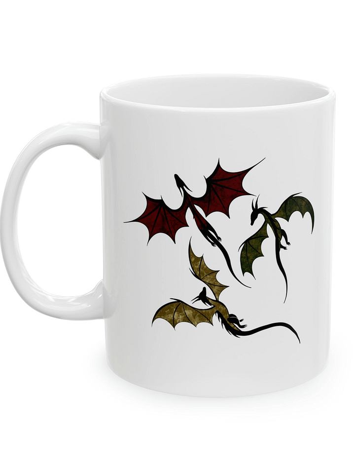 Baby Dragon Coffee Mug - Fantasy-Inspired Ceramic Cup with Hand-Drawn Art by Stef product image (2)