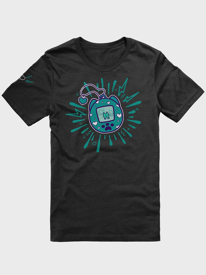 Lovely Digital Meow // T-Shirt - Teal - Dark Mode product image (1)