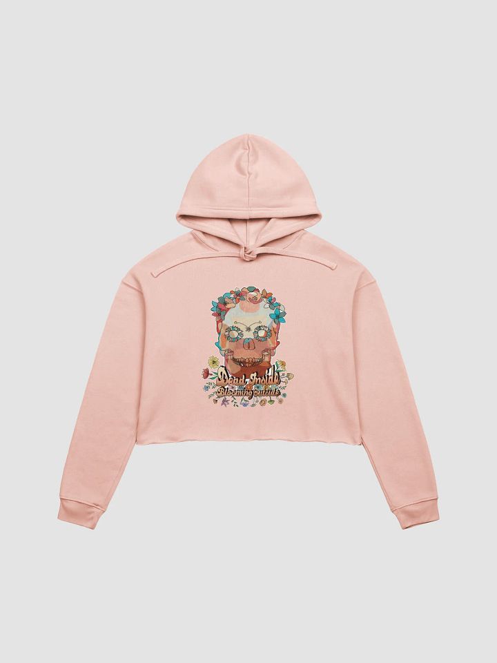 Cropped hoodie All colors - Dead Inside Blooming Outside product image (2)