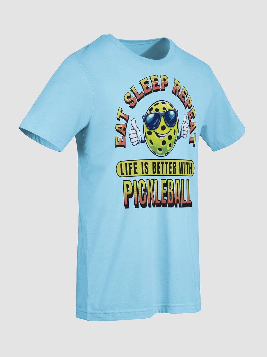 Eat Sleep Repeat Pickleball Thumbs Up Paradise Tee product image (3)