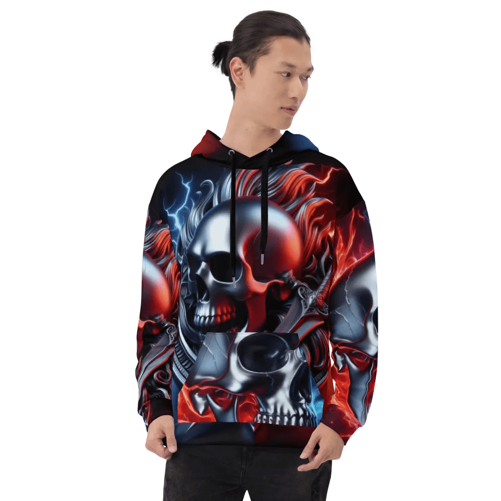 Skull and Dagger - Unisex Skull Hoodie #10 product image (8)