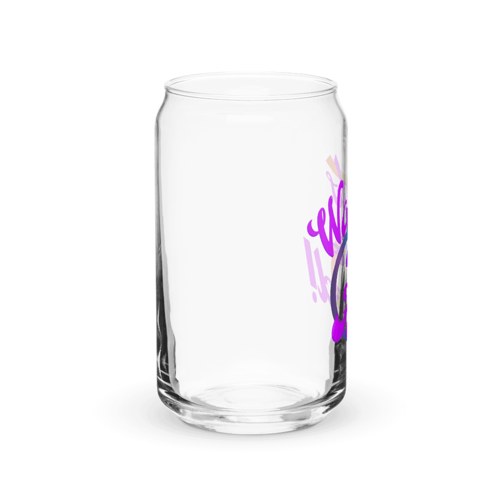 Words are Hard Glass Can product image (10)