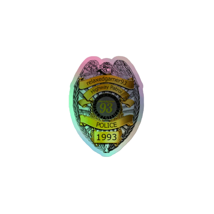 Seal Of rg93 Holographic Sticker product image (1)