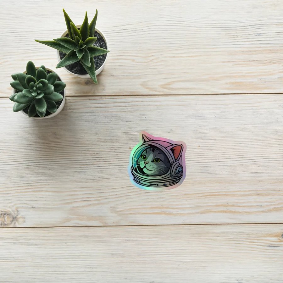 AstroCat Holographic Sticker Sheet product image (10)
