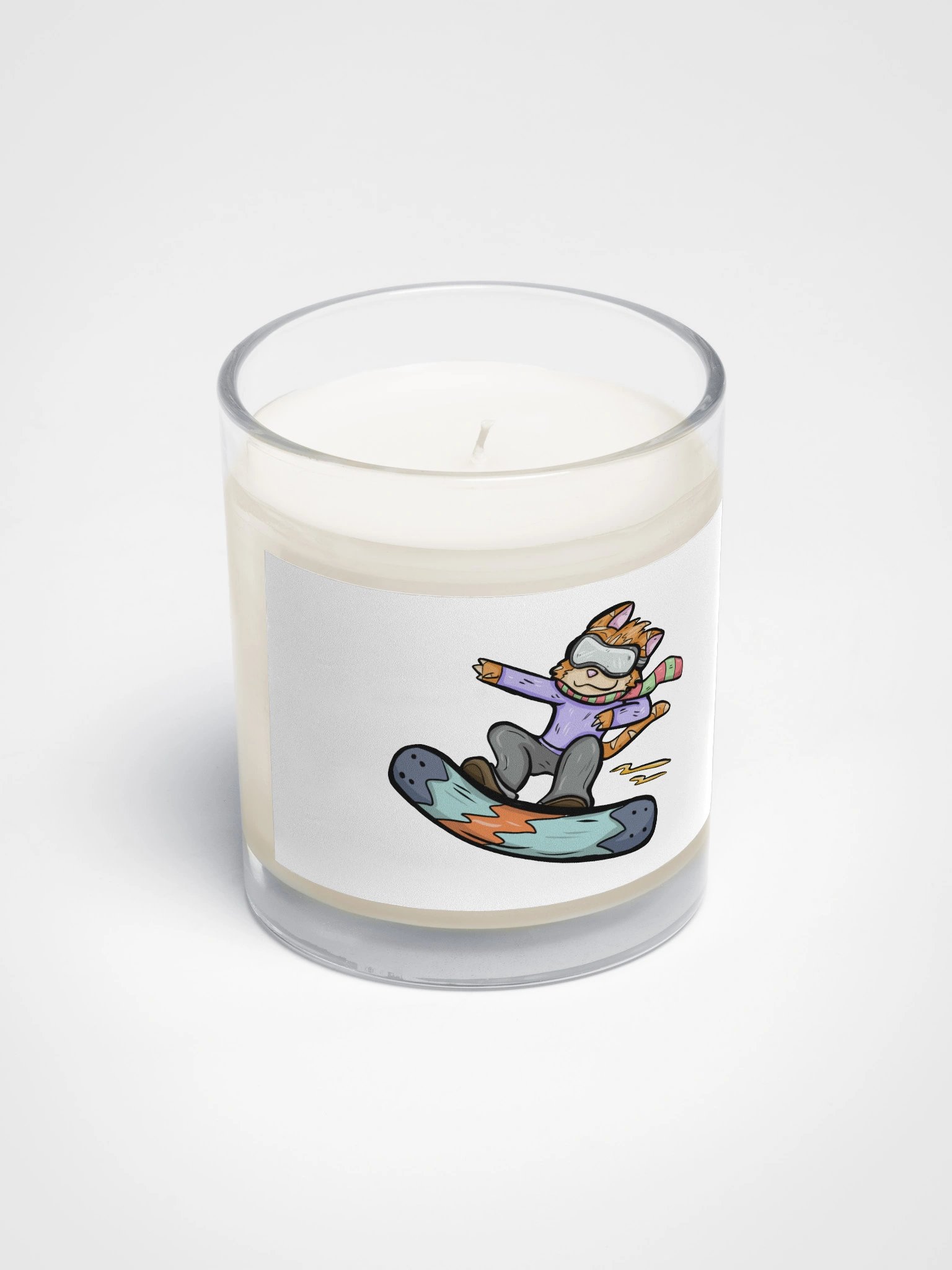 Rusty Snowboarding Holiday Candle Christmas 2025 product image (2)