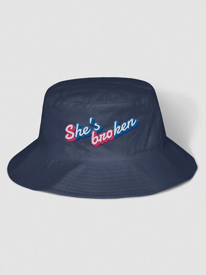 S(he's) bro(ken) - Embroidered Bucket Hat product image (2)