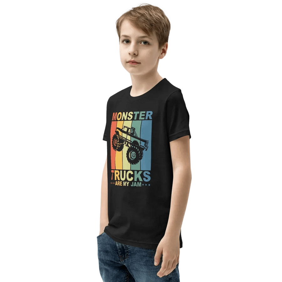 Jammin' Monster Trucks Youth T-Shirt product image (4)