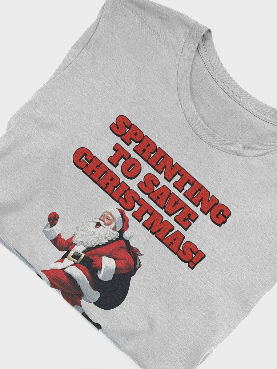 Sprinting To Save Christmas - Santa Claus T-shirt product image (25)
