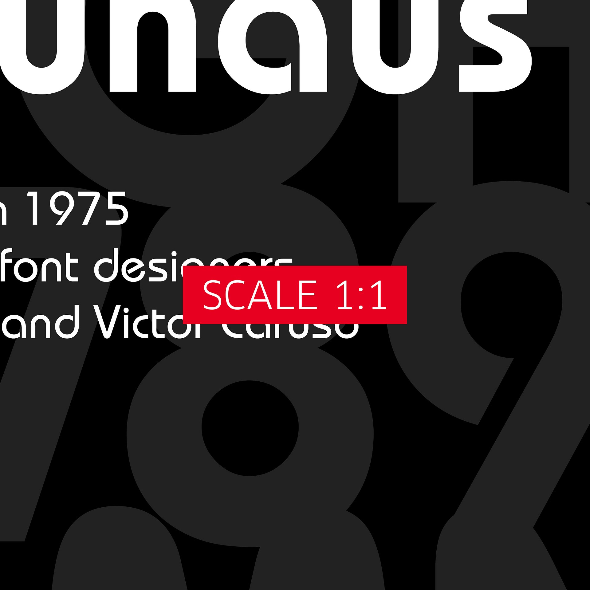 Bauhaus font, 1975 — design typography poster, abstract print, aesthetic art poster, modern poster, typography wall decor, 1950s poster product image (5)
