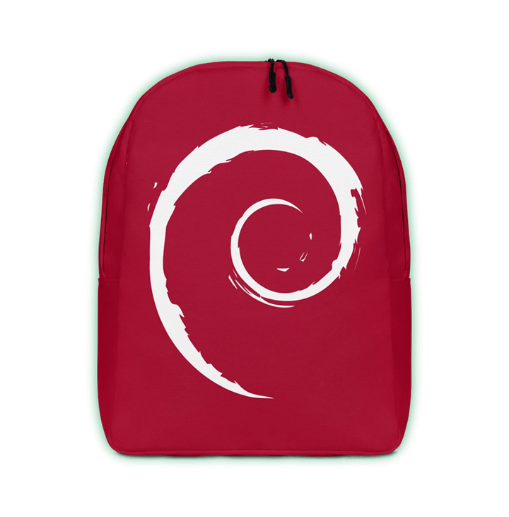 Backpack with Debian Swirl product image (1)