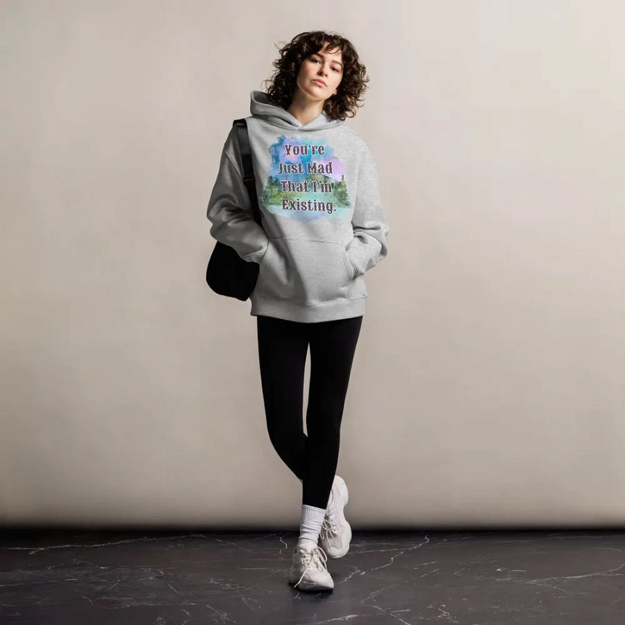 I'm Existing Unisex Oversized Hoodie product image (8)