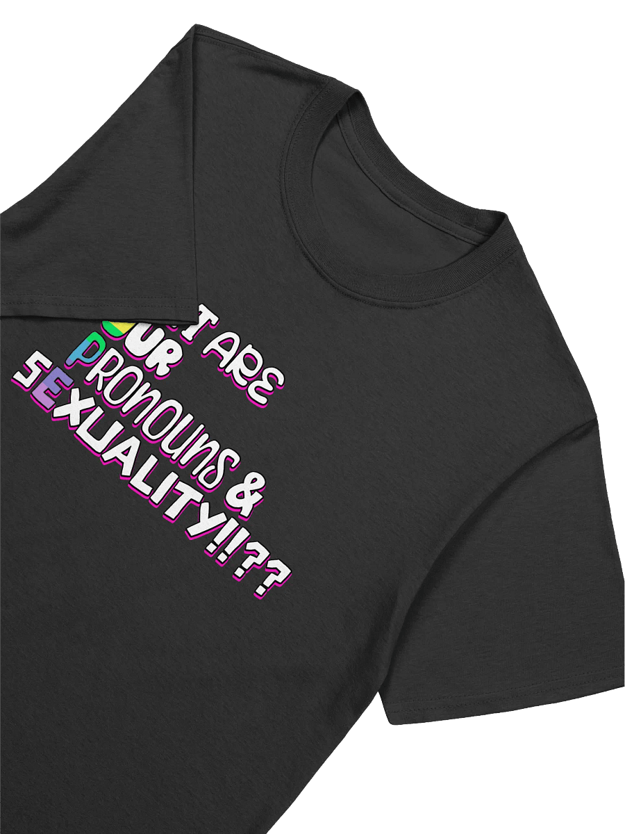 WHAT ARE YOUR PRONOUNS AND SEXUALITY!? - black product image (3)