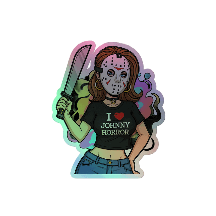 Slasher Fan Holographic Sticker product image (2)