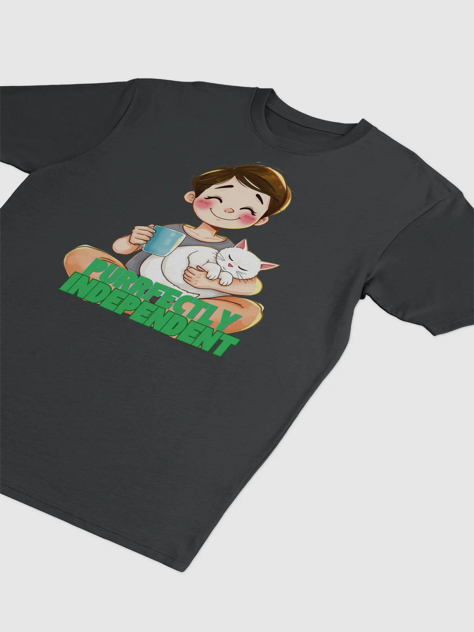 Purrfectly Independent Men's Tee product image (3)