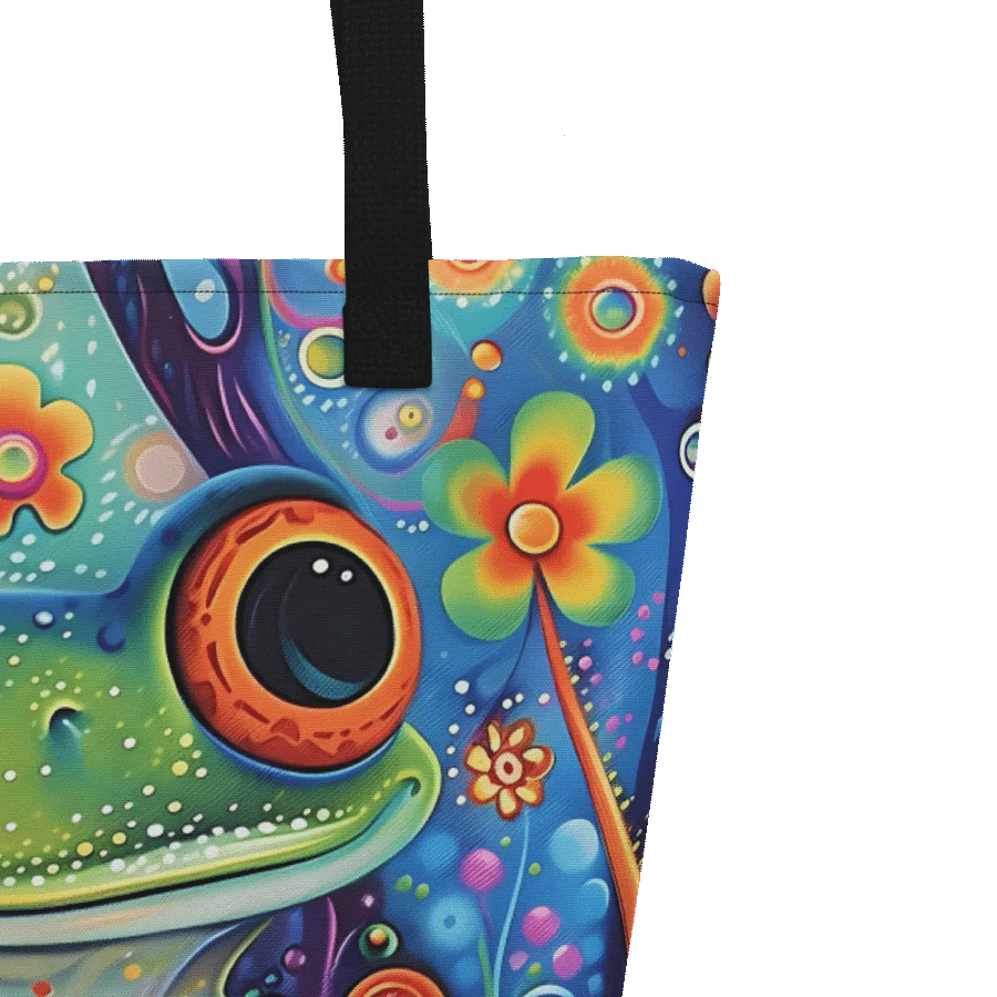 Psychedelic Frog Tote Bag product image (5)