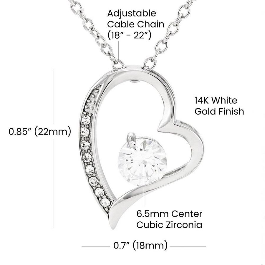 To My Badass Mom Forever Love Necklace - Lioness Of My Heart product image (3)