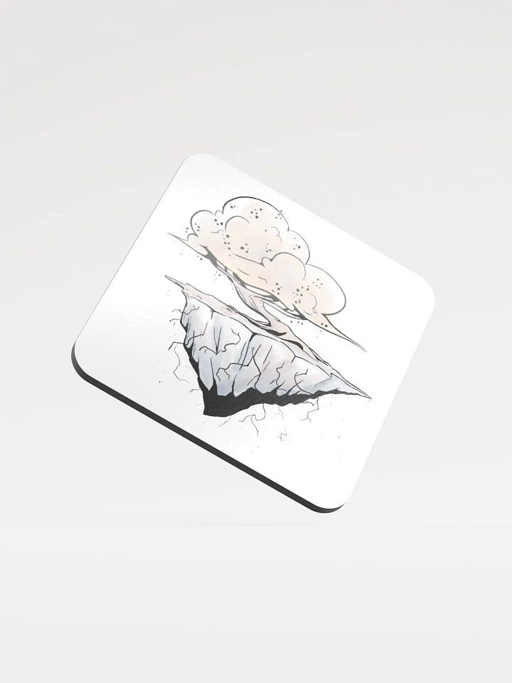 Soil and Tree | Glossed Cork Coaster product image (1)