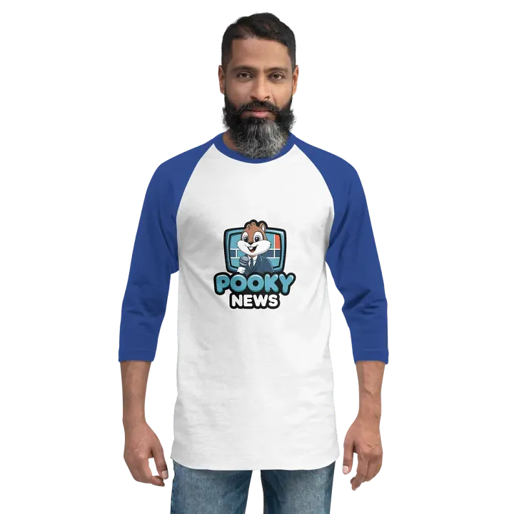 Pooky News ¾ Sleeve Raglan Tee product image (2)