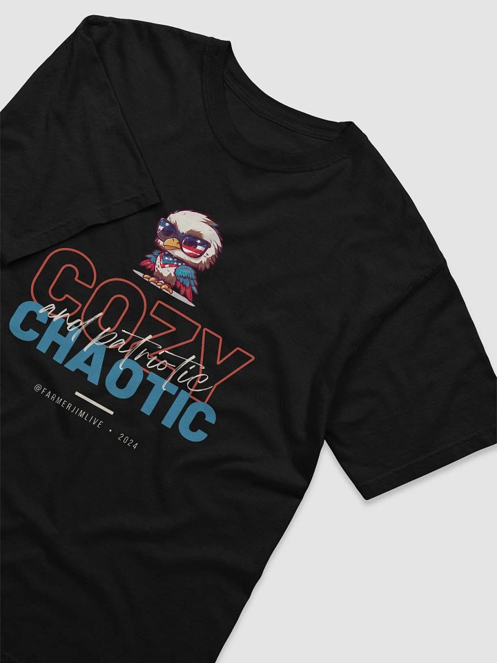 Cozy Chaotic and Patriotic Tee product image (2)