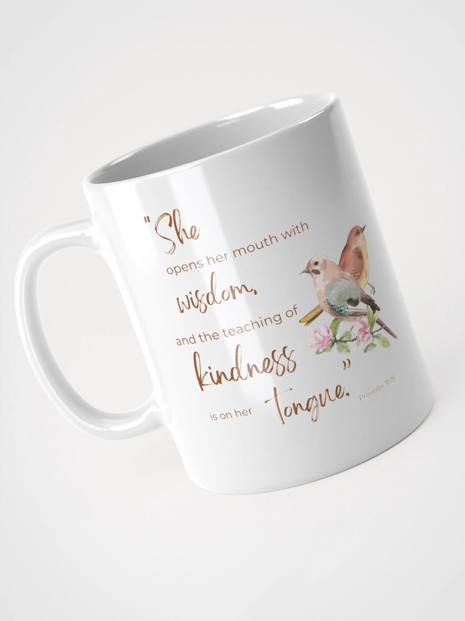 Wisdom & Kindness Graphic Sparrow Mug product image (4)