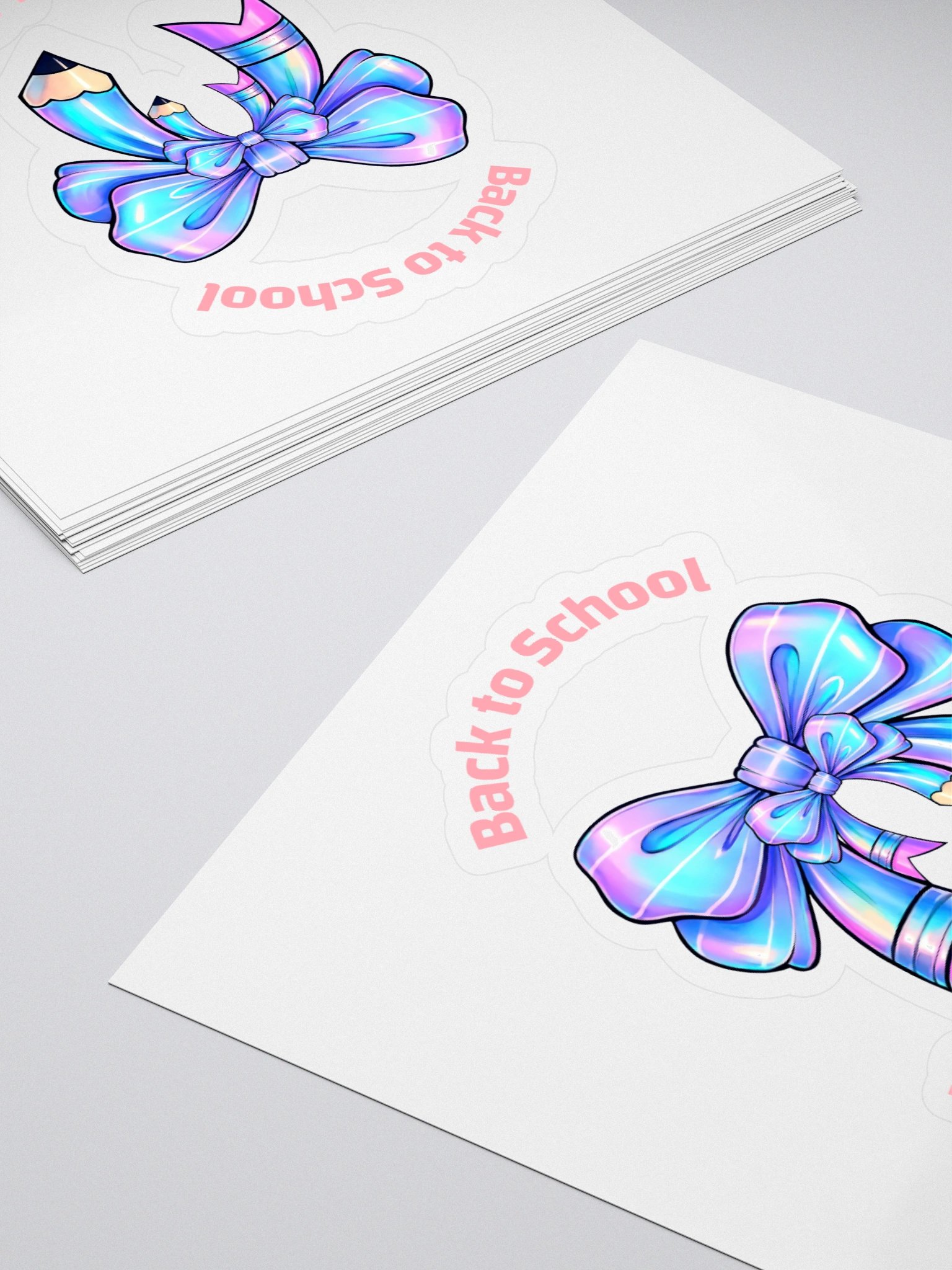 Iridescent Back to School Sticker Set product image (4)
