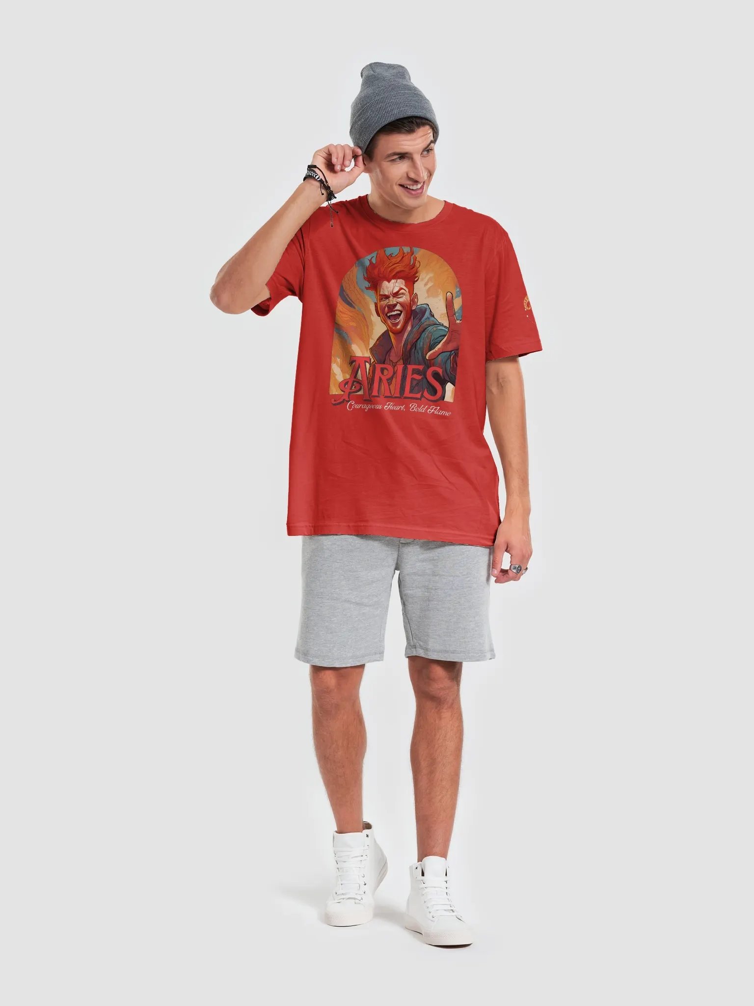 Celestial Aries Man T-Shirt (DTG) product image (5)