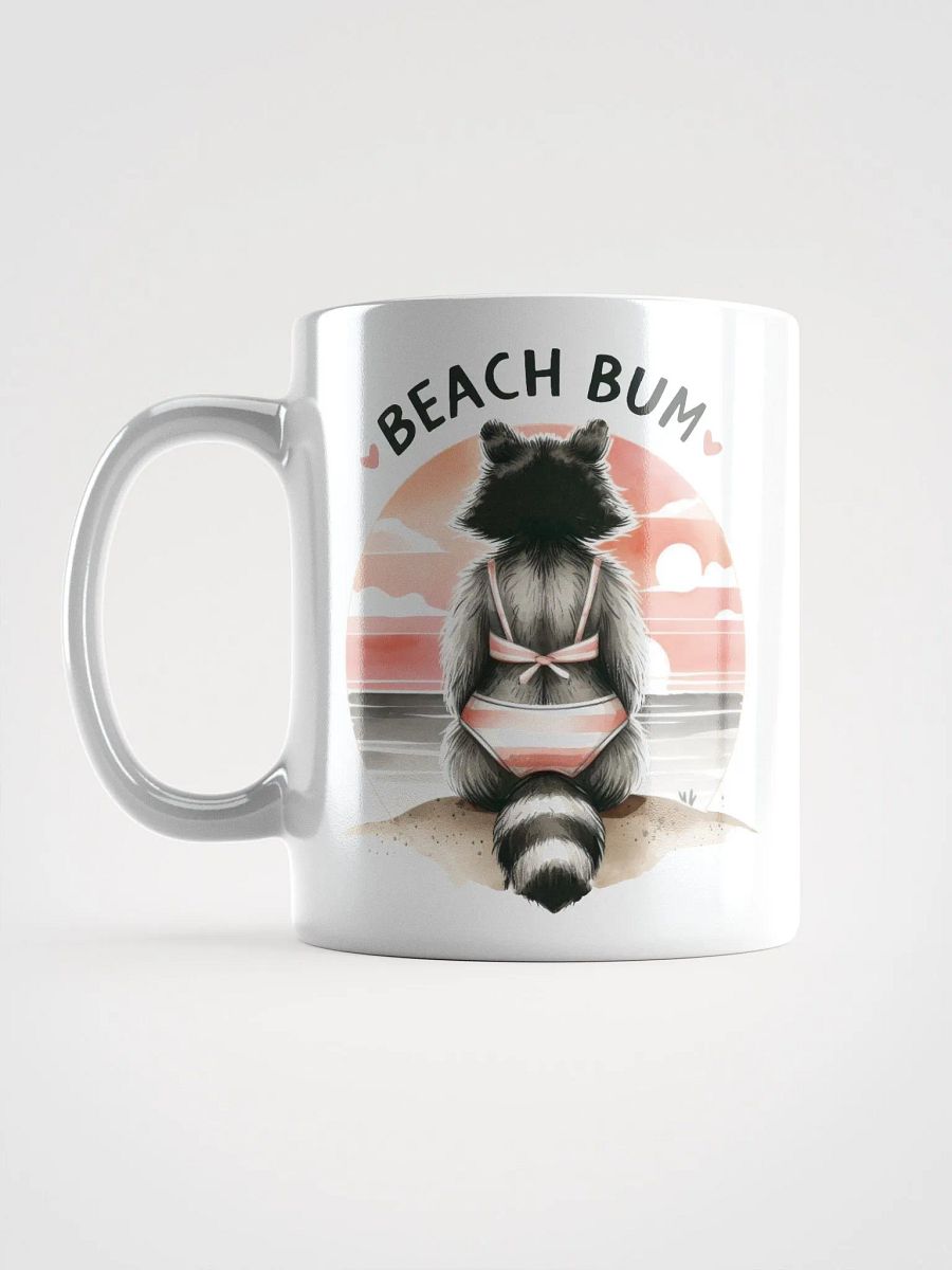 Bikini Beach Bum Raccoon Mug product image (17)