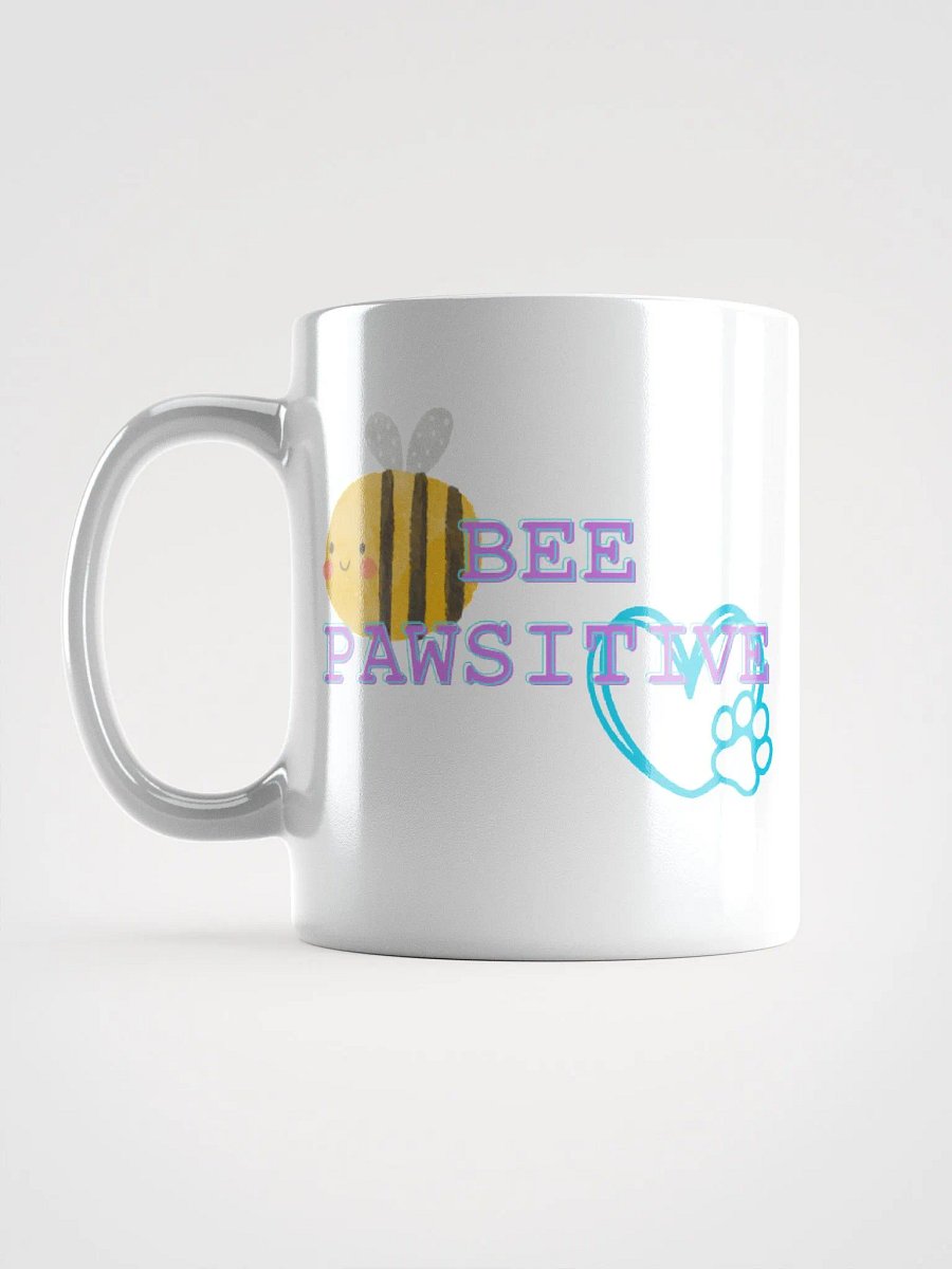 EmJDawg Bee Pawsitive Cupcake Mug (White) product image (6)
