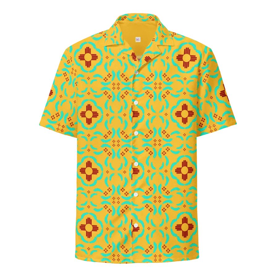 New Mexico Zia Feather Hawaiian Shirt product image (10)