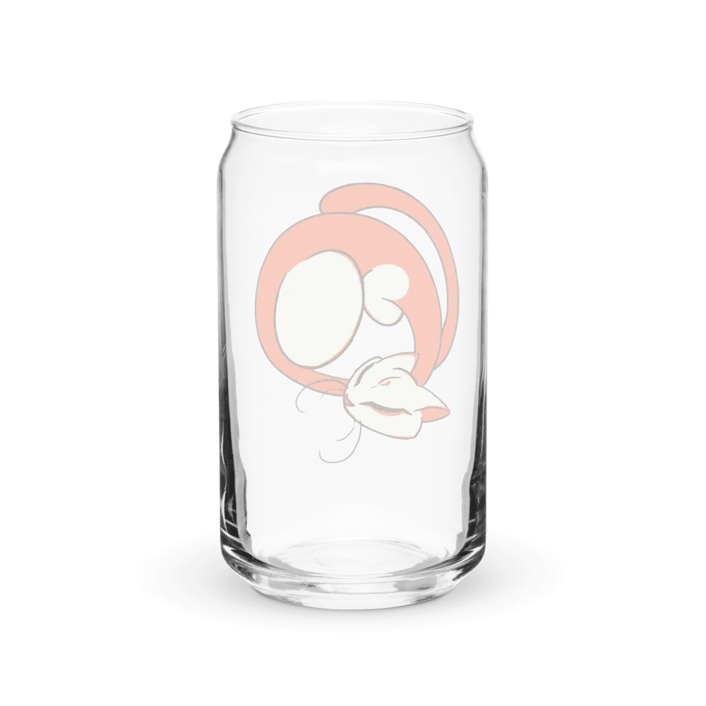 Calming Orange Cat Can-Shaped Glass product image (2)