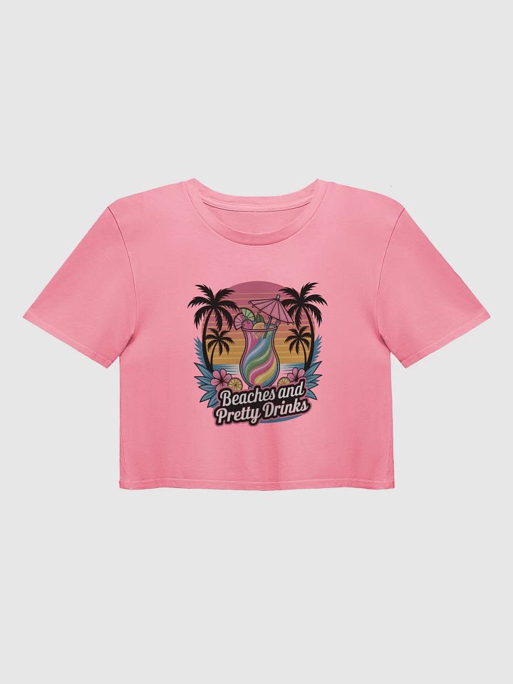 Tropical Sunset Delight Crop Top product image (1)