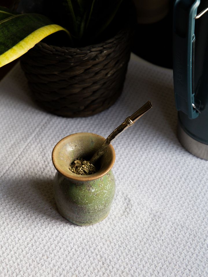 SELVA handmade ceramic mate / coffee cup product image (2)