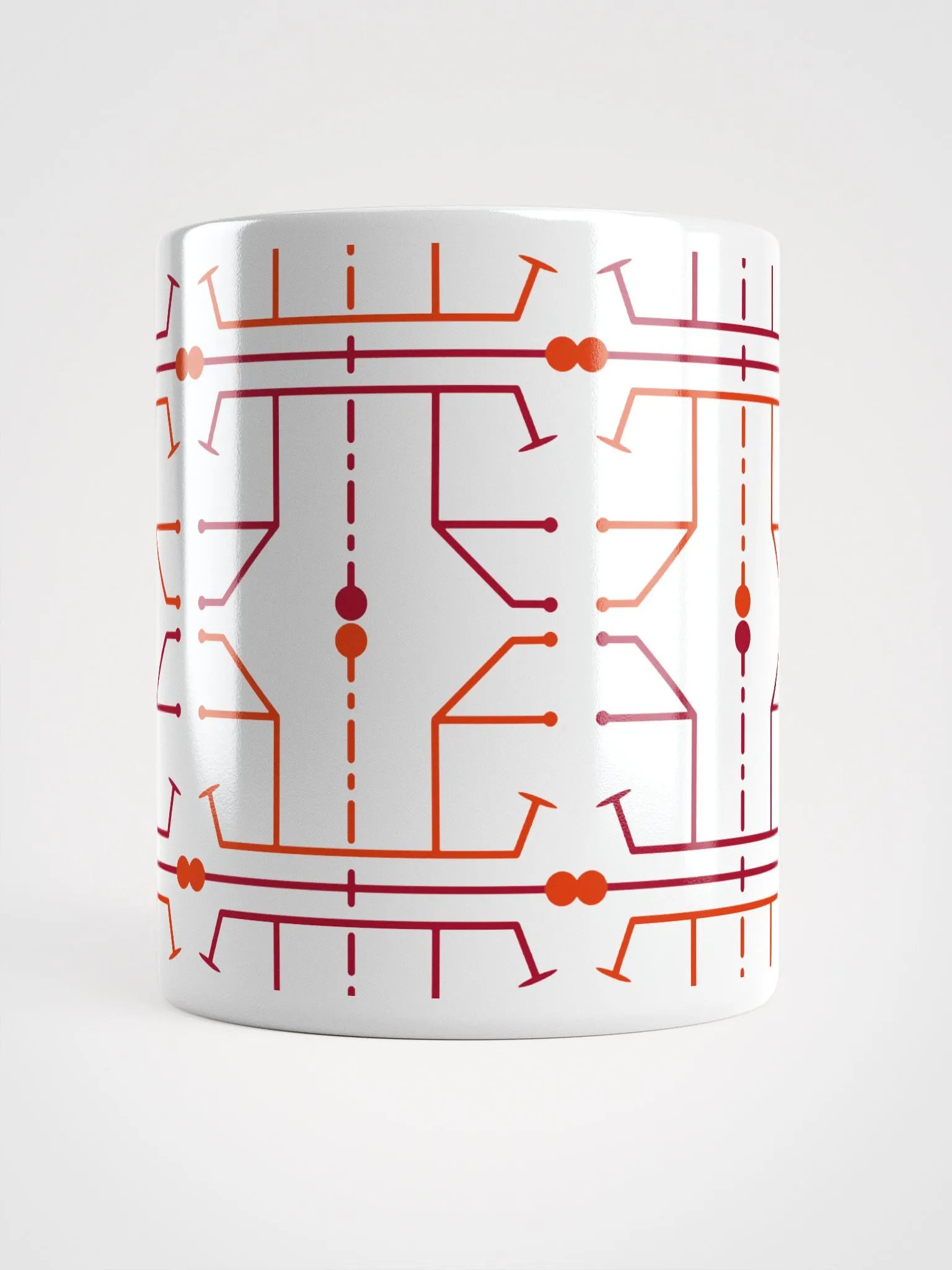 Hieroglyph Abstract Pattern Mug product image (1)